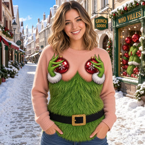Funny Merry Mischief Ugly Sweater - Personalized Gifts For Her 05nalu160926