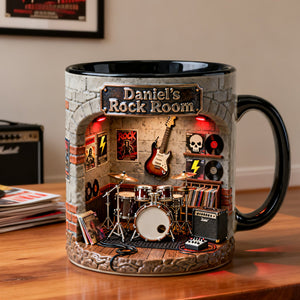 Born To Rock Coffee Mug - Personalized Gifts For Rock Fans 04NALU100226