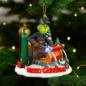 Badass Welder Christmas Ornament, Personalized Gifts For Welder 01qhqn130925