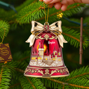 Ring Bell Castle Christmas Ornament Personalized Gifts For Fans 01PGDT080925