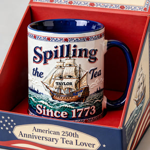 Playful Rebellion Tea Ship Accent Mug - Personalized Gifts For Tea Lovers 01QHDT090326