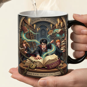 Enchanted Library Magic Coffee Mug - Personalized Gifts For Fantasy Lovers 05HADT270726