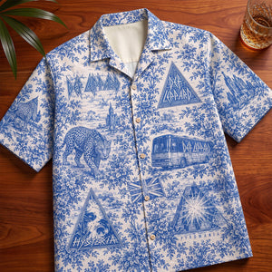 Def Leppard Toile De Jouy Hawaiian Shirt, Personalized Gifts For Music Lovers 05qhtn100726