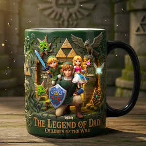 The Legend Of Dad Magic Mug - Personalized Gifts For Dad 02TYQN050526