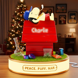 Roof-Top Chill Acrylic Light Box - Personalized Gifts For Stoners 08TOLU041125