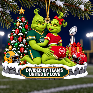 Rivals On Game United By Love Ornament - Personalized Christmas Gifts For Couple 01ohqn061026