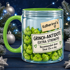 Mischief Antidote Extra Strength Accent Mug - Personalized Gifts 01hudt191026