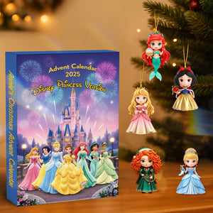 Cartoon Princess Personalized Gifts For Kids Christmas Advent Calendar Blind Box 04pgmg151025