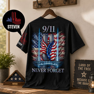 Never Forget 9/11 Personalized Shirt – Patriotic Memorial Shirt 01hudh300726