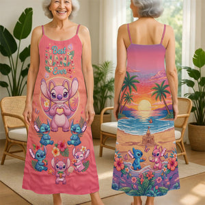 Best Mom Suspender Maxi Dress - Personalized Gifts For Moms 03pamg170326