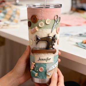 Sewing Room Tumbler - Personalized Gifts For Sewing Lovers 04KIDT210126