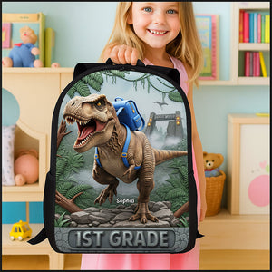 Dinosaur School Bag - Personalized Gifts For Kids 02naqn050825