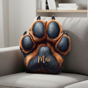 Dog Paw Shaped Pillow Personalized Gifts For Dog Lovers 01hutn081125