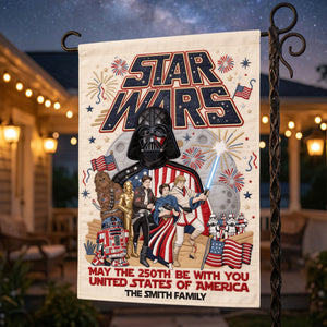 USA 250th Anniversary Garden Flag - Personalized Gifts For Patriotic Family 04nadt020626