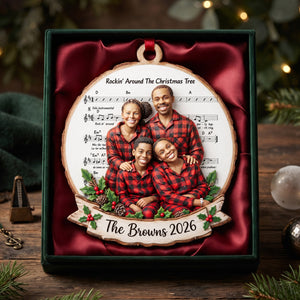Family Love Christmas Ornament - Custom Photo Gifts For Family 09hulu161026