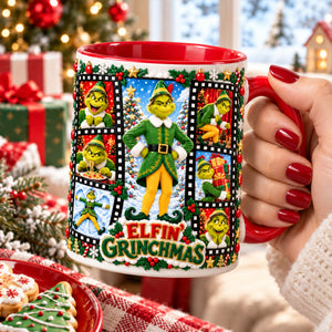 Naughty Pose Christmas Coffee Mug - Personalized Christmas Gifts 04PALU141026