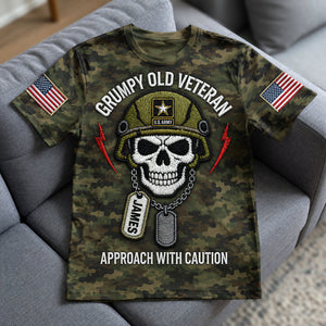 Grumpy Old Veteran Shirt - Personalized Gifts For Veterans 03naqn290526