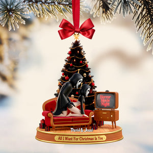 Cheeky Couple Acrylic Ornament - Personalized Gifts For Couples 06OHLU181125