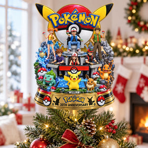 30th Anniversary Acrylic Christmas Tree Topper - Personalized Gifts For Game Lovers 01ohqn190926