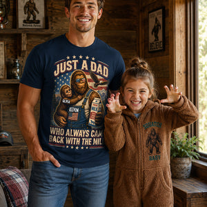 Just a Dad Who Always Came Back With the Milk Shirt - Personalized Gifts For Dads 01tyta140526