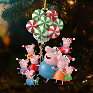 Festive Family Fun Christmas Ornament Personalized Gifts For Family 01NADT260925