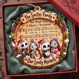 Lovely Mischief Christmas Ornament - Personalized Gifts For Christmas 05pata221026-Homacus
