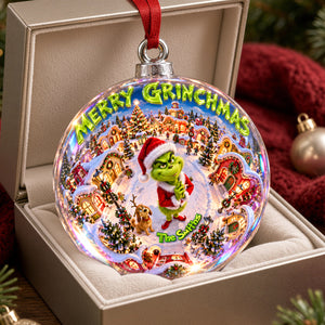Tiny Christmas Town Ornament, Personalized Gifts 06QHDH260926