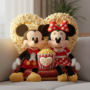 Popcorn Couple Pillow - Personalized Gifts For Couple 03PADT291125