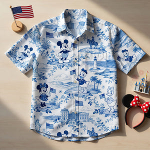 USA 250th Anniversary 3D Hawaiian Shirt - Anniversary Gifts 05pgdt060526
