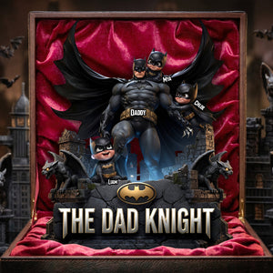 Shadow Dad and Kids Acrylic Plaque - Personalized Gifts For Dad 03tydh190526