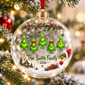 Family Ornament - Personalized Gifts For Family Christmas Ornament 03OHTN040926
