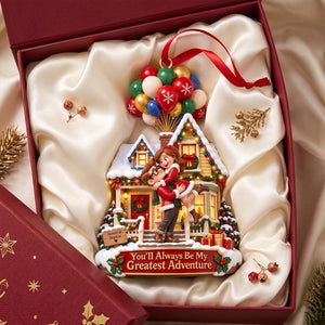 Romantic Couple Christmas Ornament - Personalized Gifts For Couple 03tytn220926