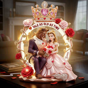 Romantic Couple Acrylic Light Box - Personalized Gifts For Couple 03pglu291125