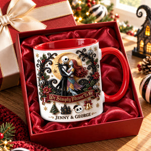 Simply Christmas Couple Coffee Mug - Personalized Gifts For Couple 02PALU191026