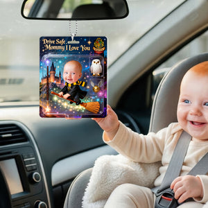 Cute Baby Fantasy Flight Car Ornament - Custom Photo Gifts For Mom 04naqn120326