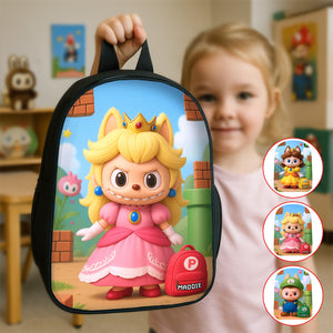 Back To School Monster Backpack - Personalized Gifts For Kids School Bag 04PGMG070825