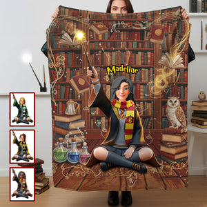 Personalized Gifts For Book Lovers Blanket 07tomg041125