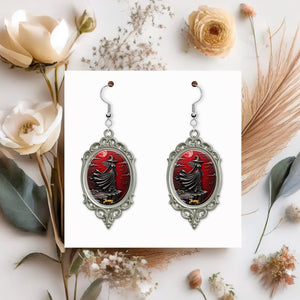 Mystic Witch Moon Earrings - Personalized Gifts For Witch Lovers 01PGTN110725