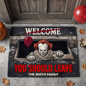 Scary Doormat Halloween - Personalized Gifts For Family 02totn100826