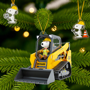 Construction Equipments Ornament Personalized Gifts For Workers 01HUDT200825