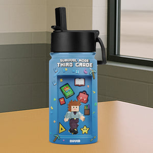 Pixel School Gear Personalized Gifts For Kid Tumbler 03tgtn220725 - Tumbler Cup - GoDuckee