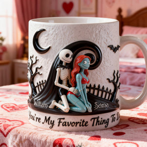 Naughty Spooky Couple Coffee Mug - Personalized Gift For Couples 02OHMG070126