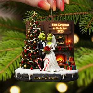 Personalized Gifts For Newlyweds Christmas Ornament 03kita290925