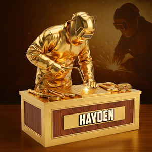 Proud Skilled Welder Acrylic Plaque - Personalized Gifts For Welders 02OHLU140725