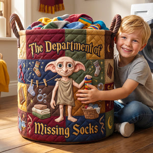The Lost Socks Laundry Basket - Personalized Gift For Fantasy Lovers 03TYDT300626