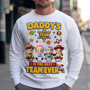 The Best Team Ever Shirt - Personalized Gifts For Dad 01paqn160526