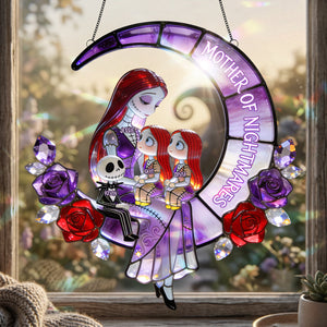 Spooky Lovely Mom Suncatcher - Personalized Gifts For Moms 03pgta060426