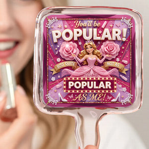 Glam Handheld Mirror - Personalized Gifts 05PADT031225