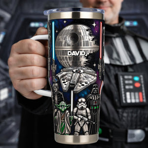 Futuristic Space Warrior Tumbler - Personalized Gifts 03ohlu050326