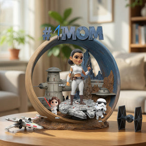 Strongest Warrior Mom And Kids Acrylic Plaque - Personalized Gifts For Moms 04qhtn200426